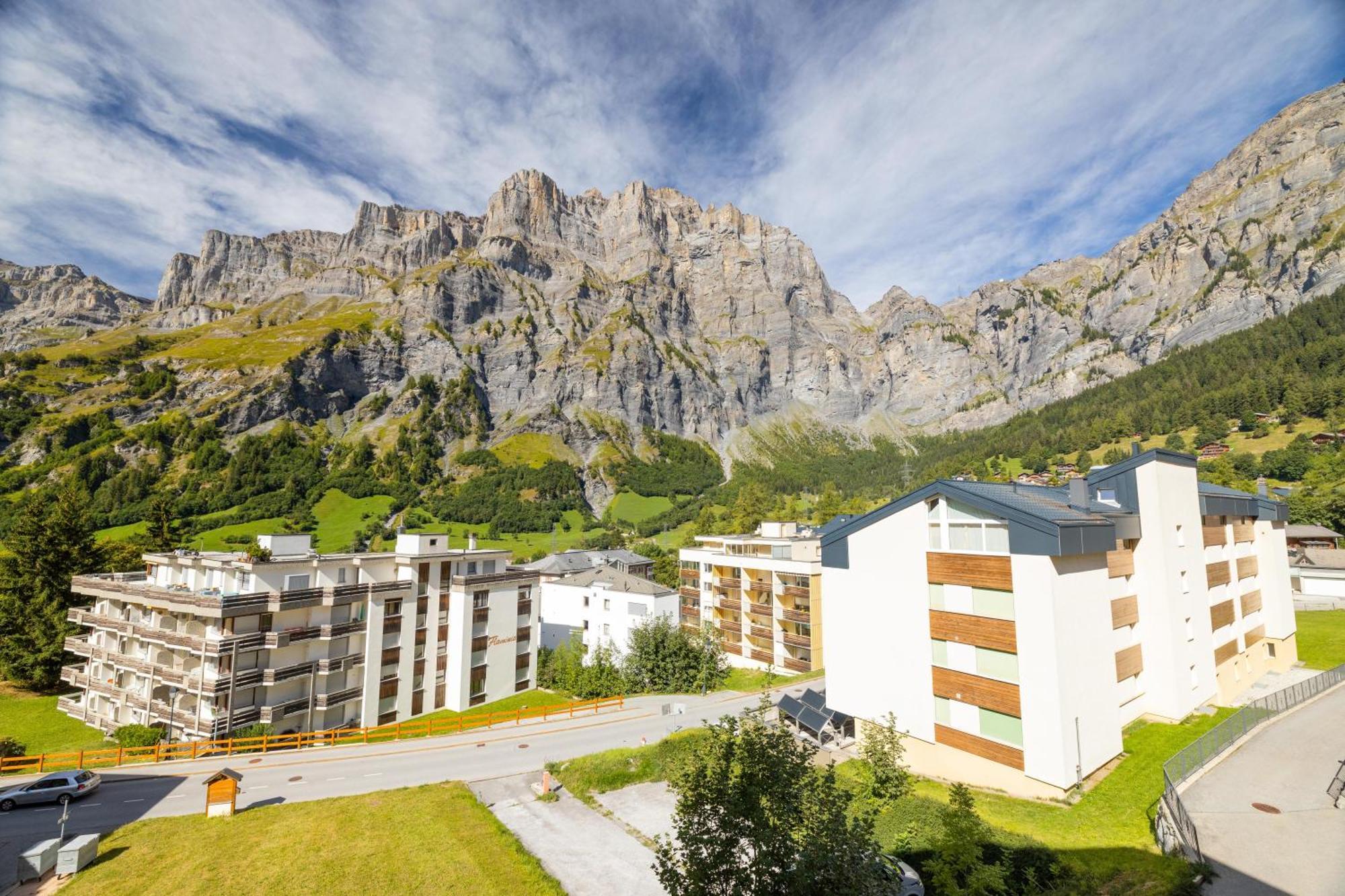 Apartments Residenz Iris Leukerbad Exterior foto